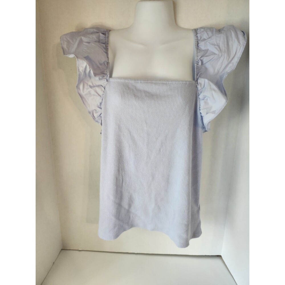 A New Day womens sleeveless ribbed blouse size XL